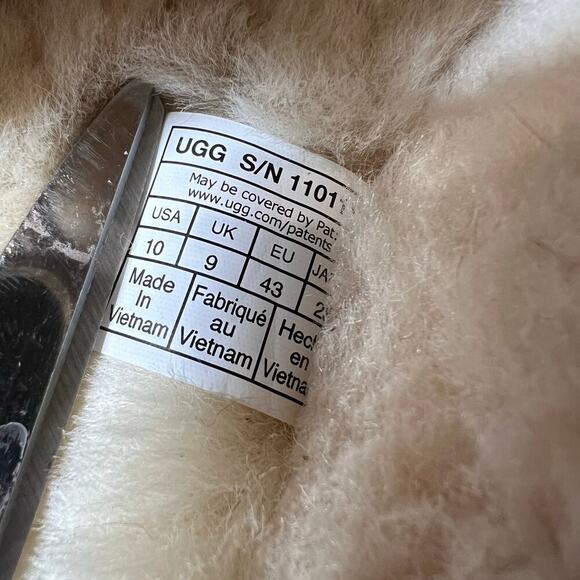 UGG Men's Scuff Suede Chestnut Slippers 1101111 Brown Faux Fur Lined Soft Winter - Picture 4 of 5